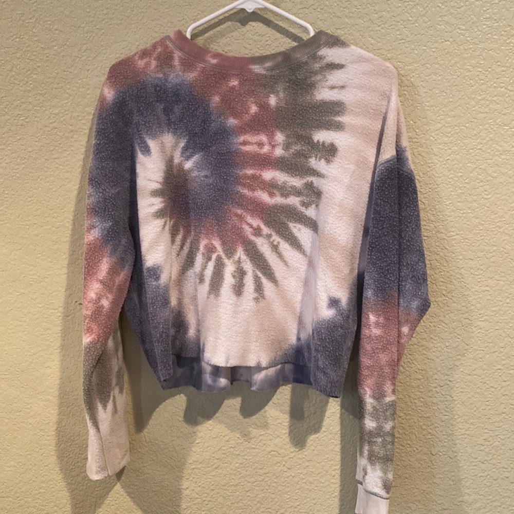 Multicolored cropped tee